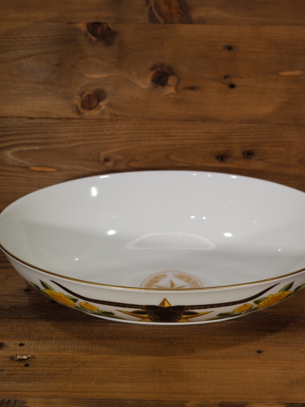 BOEHM TEXAS Porcelain BOWL 1995
